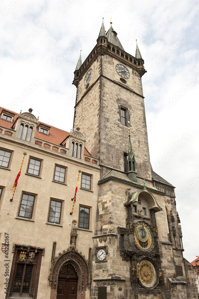 Angular Prague Astronomical Clock