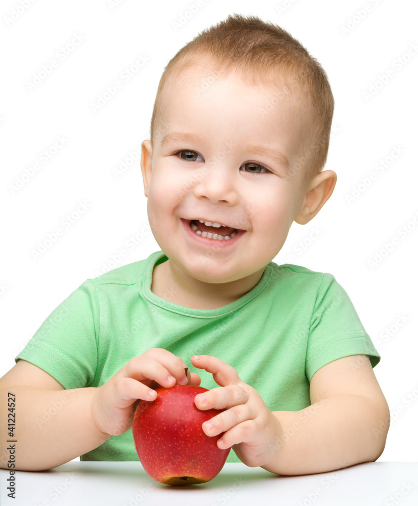 Portrait of a cute cheerful little boy Portrait of a cute cheerful little boy
