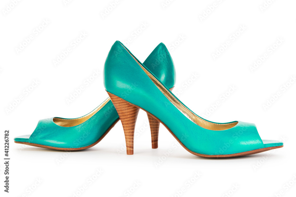 Obraz premium Female shoes in fashion concept