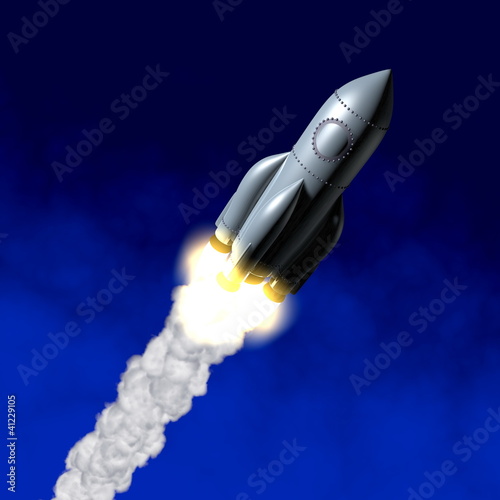 Fototapeta Naklejka Na Ścianę i Meble -  Launch of the spacecraft