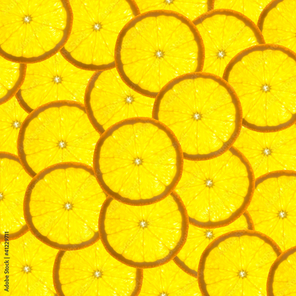 Background with citrus-fruit of orange slices / back lit Background with citrus-fruit of orange slices / back lit