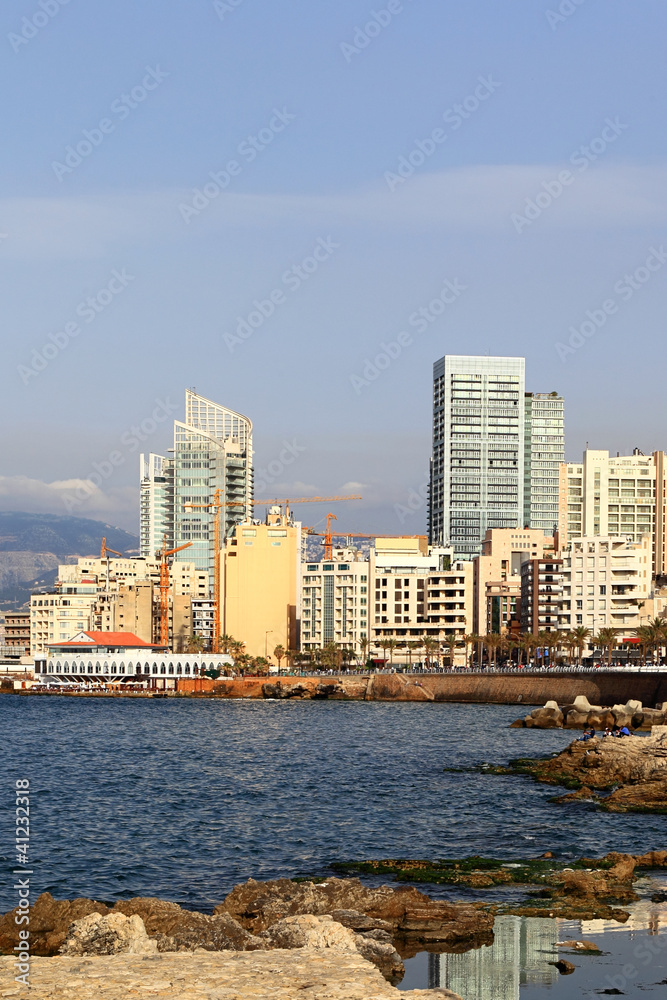 Fototapeta premium Bejrut Skyline, Liban