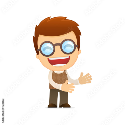 funny cartoon genius