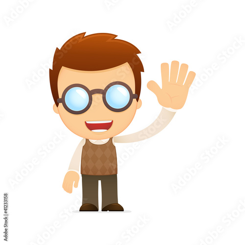 funny cartoon genius