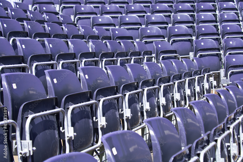 Fototapeta premium Empty seats in stadium