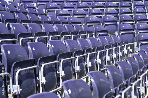 Empty seats in stadium