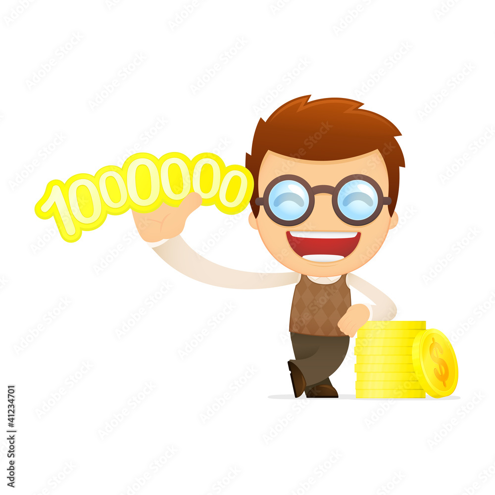 funny cartoon genius