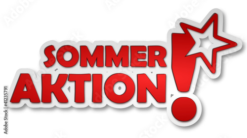 Sticker 2d Sommer Aktion