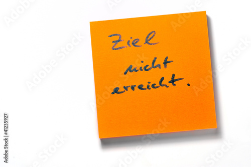 Wallpaper Mural Merkzettel Ziel nicht erreicht Torontodigital.ca