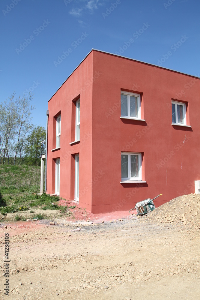 Façade rouge Façade rouge