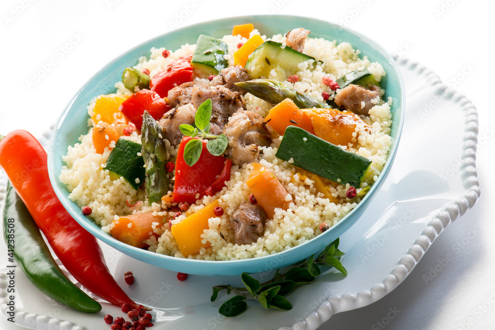 cous cous with meat and vegetables cous cous with meat and vegetables