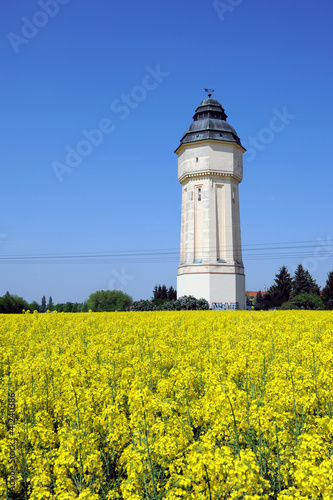 Historischer Wasserturm von 1913 Engelsdorf in Leipzig