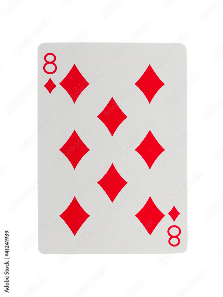 Playing card (eight)