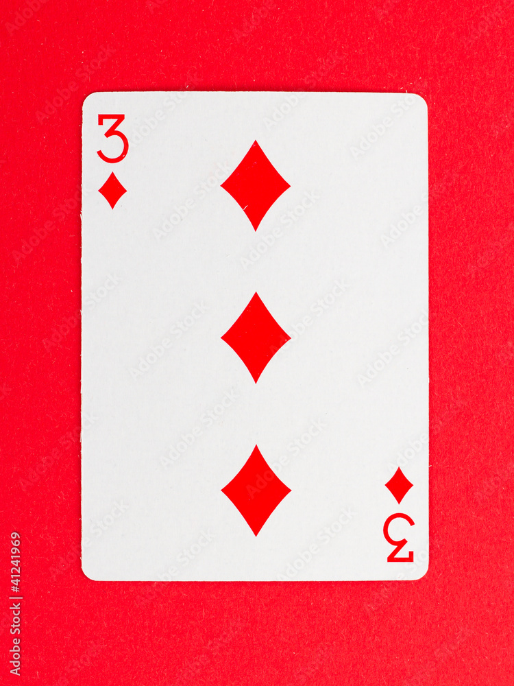 Obraz premium Playing card (three)
