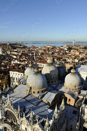 vue aérienne de Venise