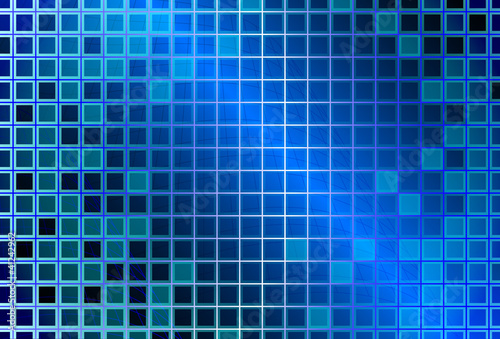 Square glass abstraction