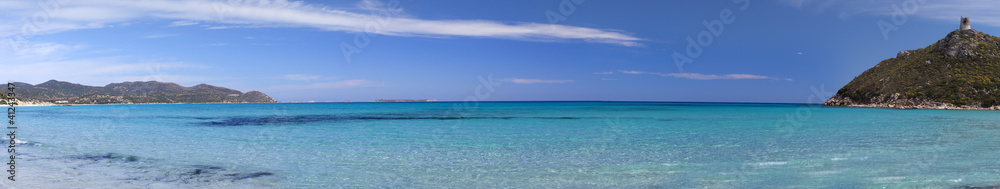 Porto Giunco beach panorama (VIllasimius,Sardinia) Porto Giunco beach panorama (VIllasimius,Sardinia)