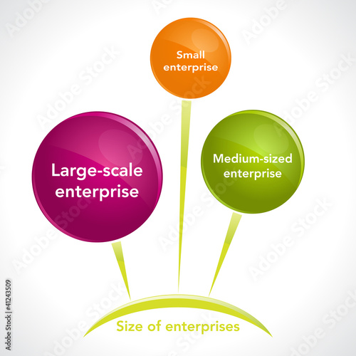 Size of enterprises.