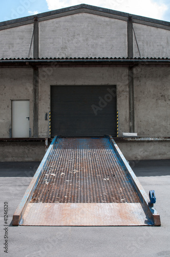 ramp in front of roller door