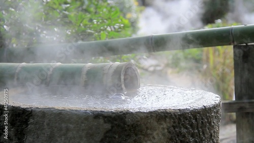 Hot spring in Japan