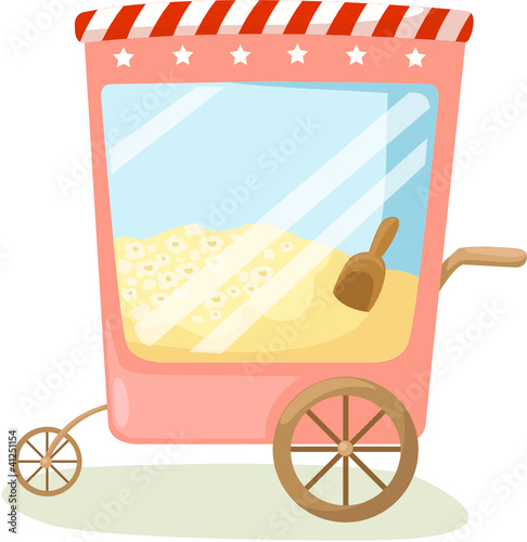 Popcorn cart