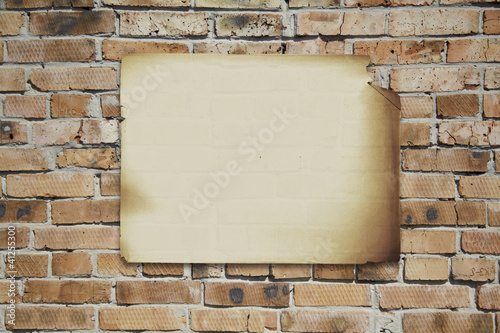 paper on brickwall