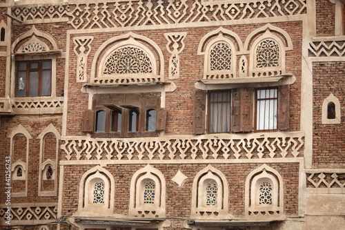 Old Sanaa building - traditional Yemen house