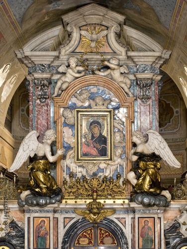 Foto abbazia grottaferrata iconostasi