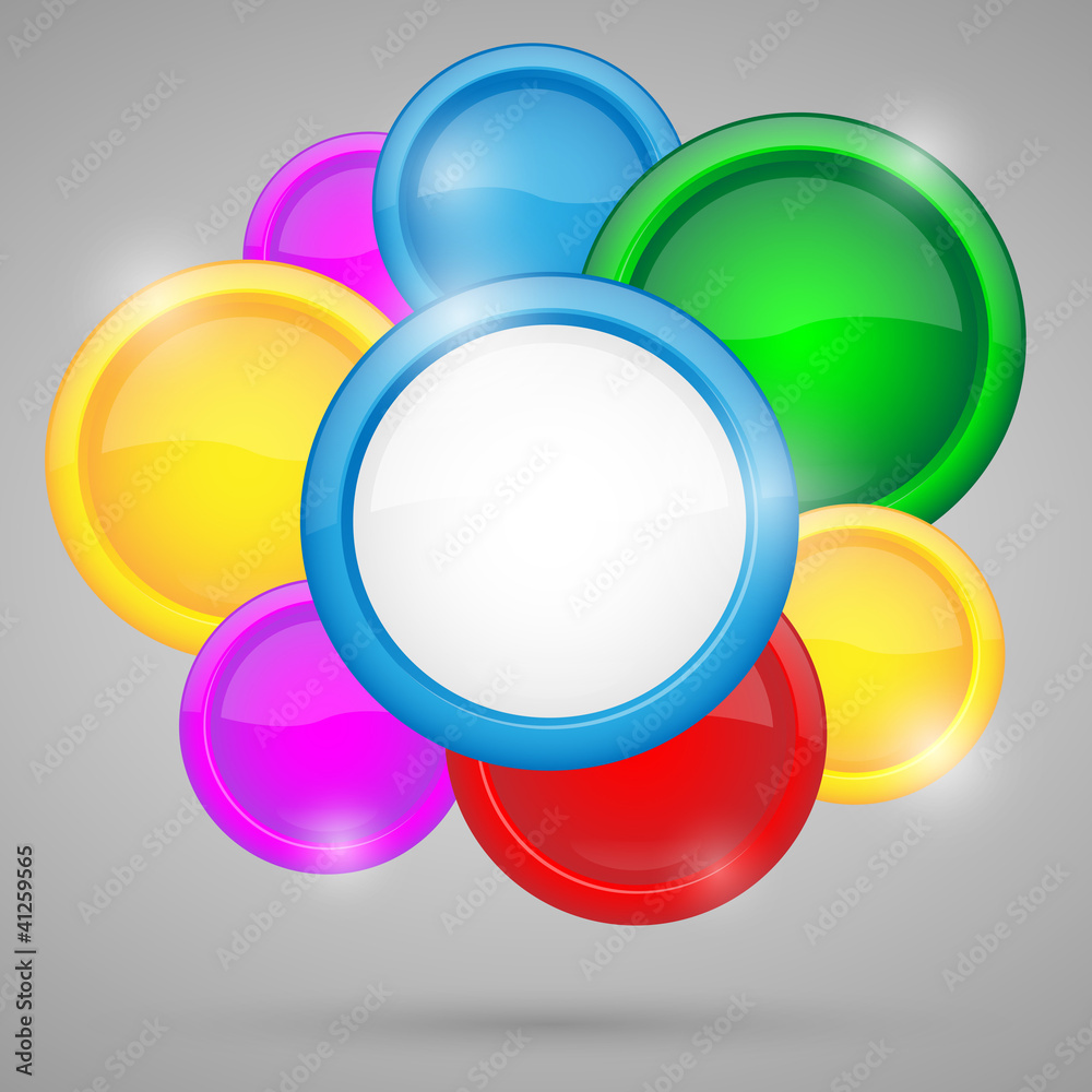 Abstract background with circles. Vector illustration. Abstract background with circles. Vector illustration.