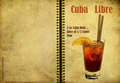 Photography Cuba Libre recipe