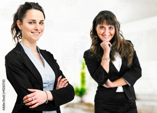 Two businesswomen portrait