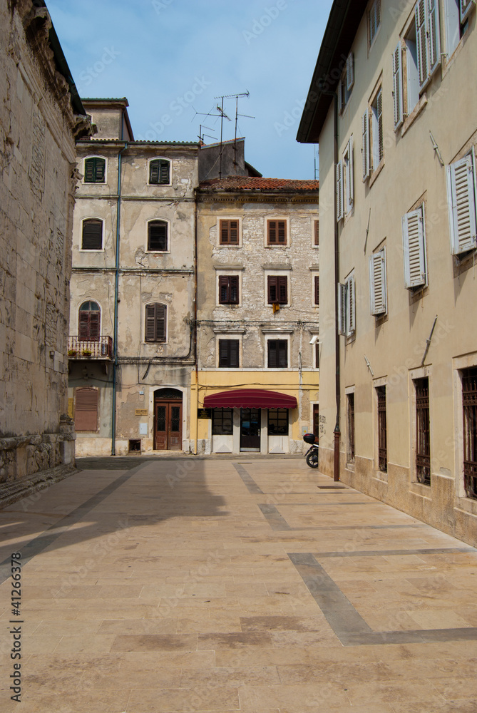 Small square in Pula old town