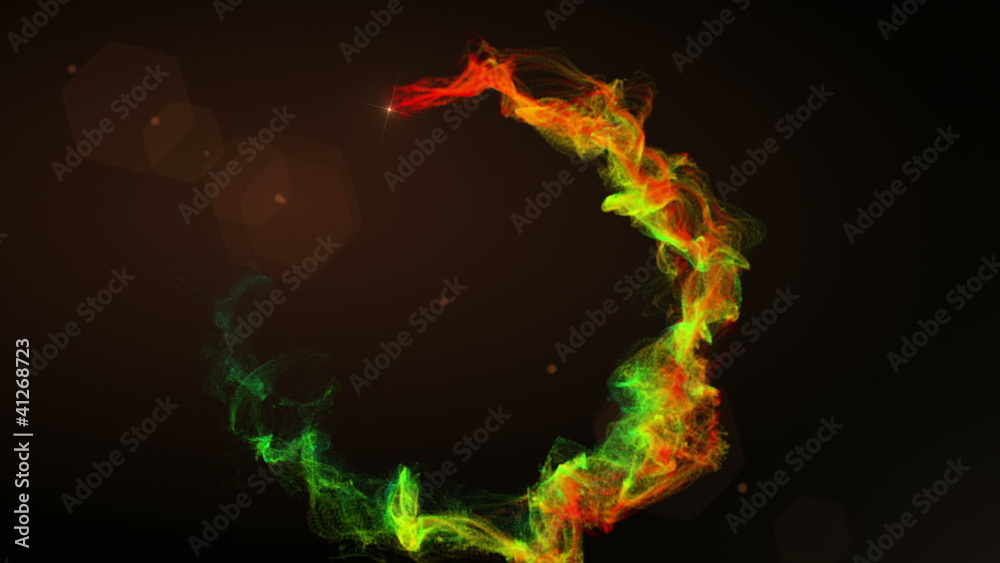 Particle Ring Background Red - HD1080 Particle Ring Background Red - HD1080