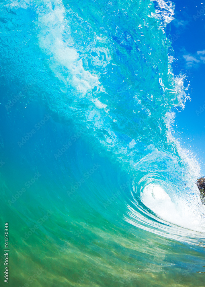 Fototapeta premium Blue Ocean Wave