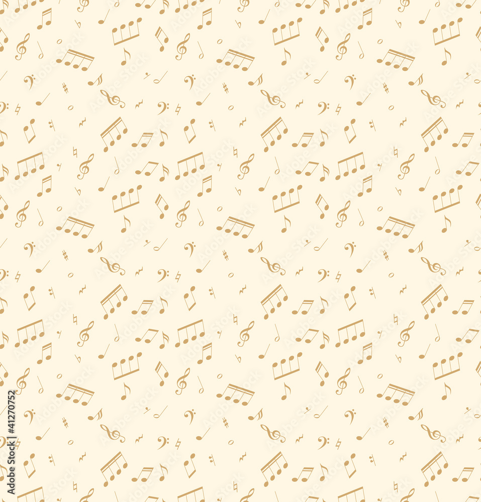 Seamless abstract pattern with music symbols Seamless abstract pattern with music symbols