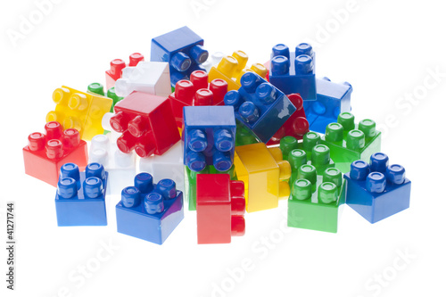Plastic constructor bricks
