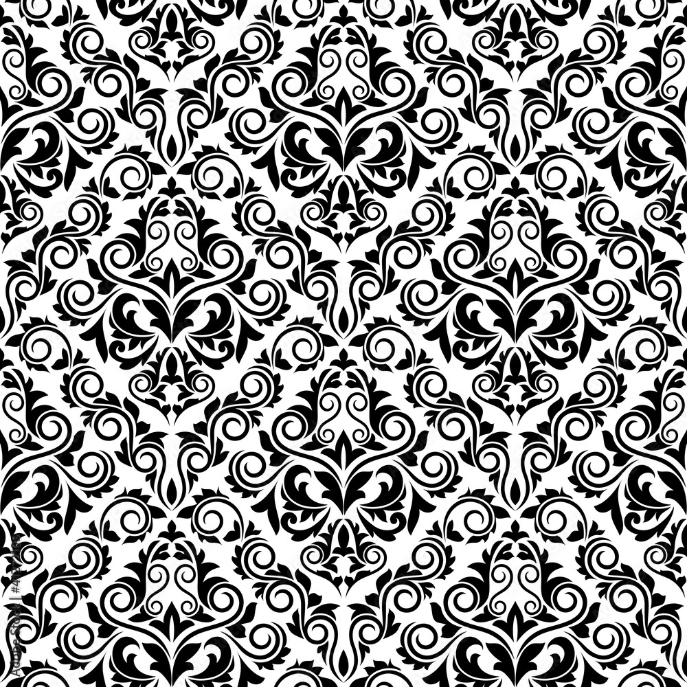 Damask seamless background Damask seamless background