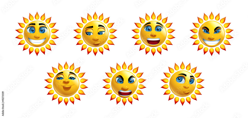 Sun Face Loony Characters Sun Face Loony Characters