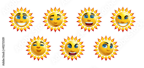 Sun Face Loony Characters