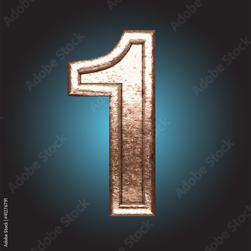vector Copper figure