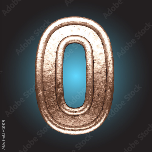 vector Copper figure