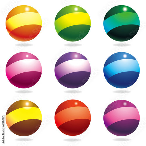 ball icon set