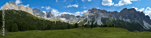 Dolomites, the group of Odle and Mount Stevia - Italy