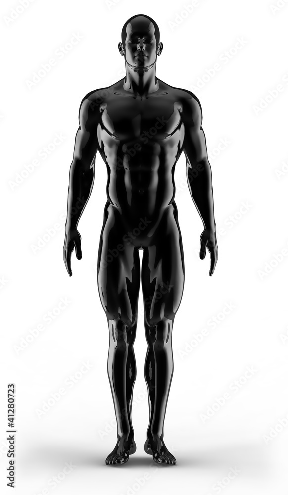 3d render portrait bodybuilder