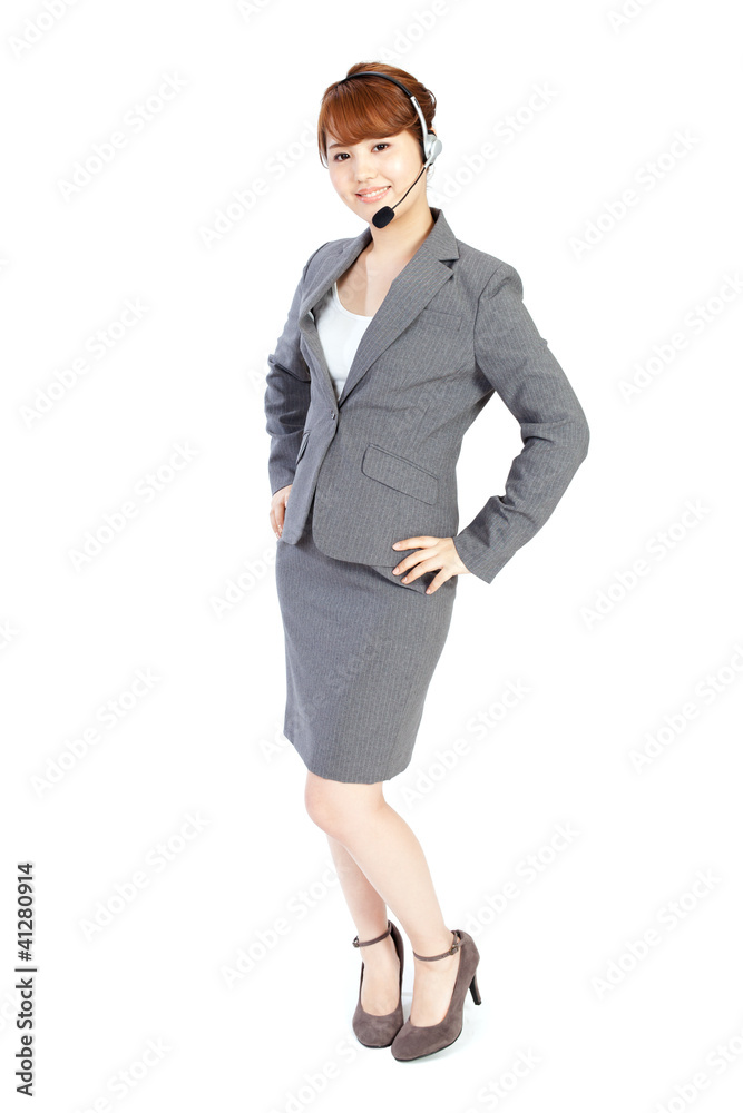 Beautiful business operator. Portrait of asian woman. Beautiful business operator. Portrait of asian woman.