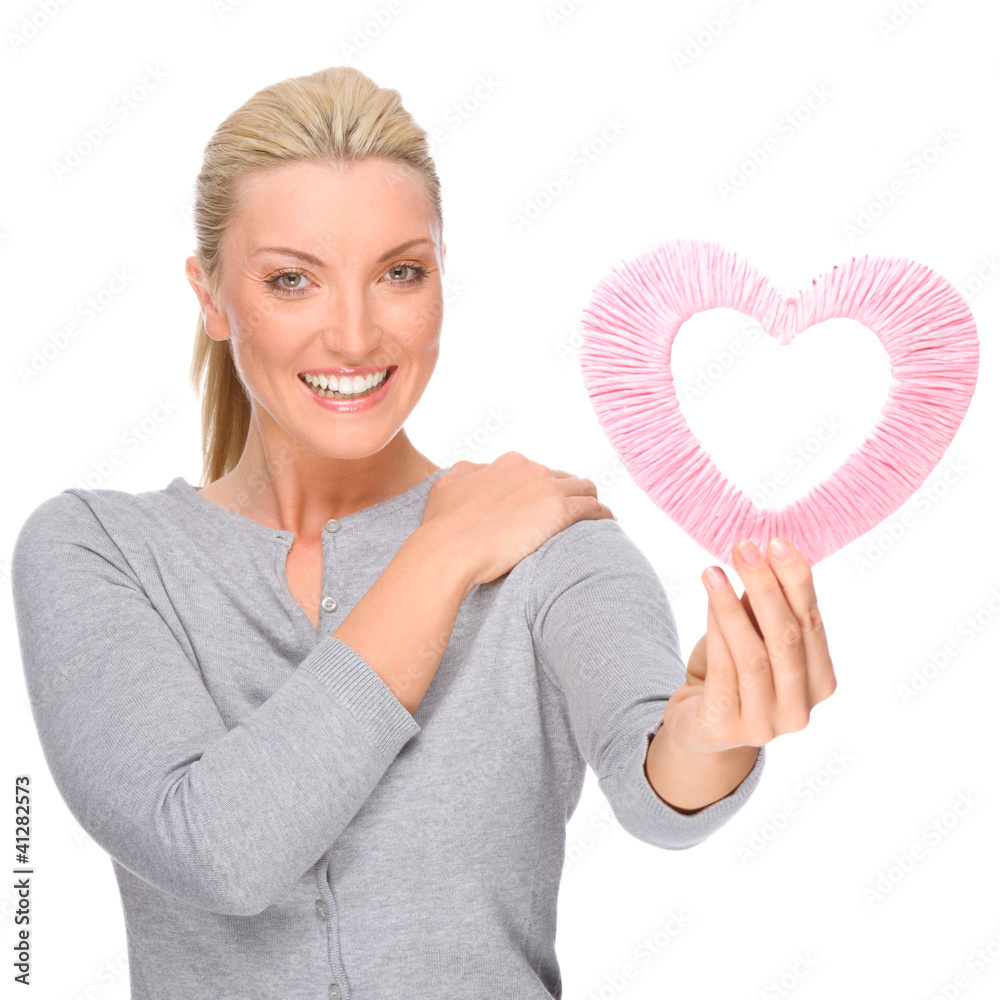 Woman with heart Woman with heart