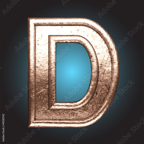 vector Copper figure