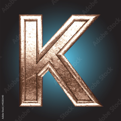 vector Copper figure