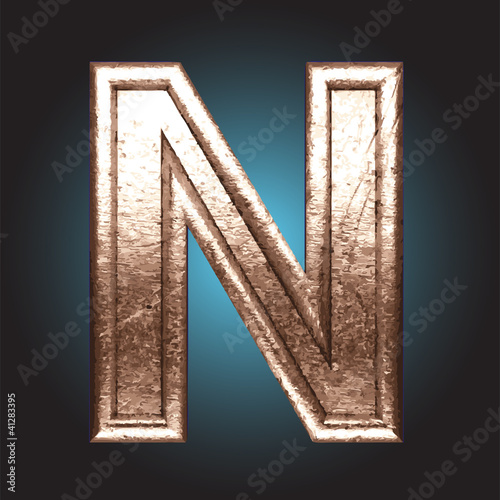 vector Copper figure