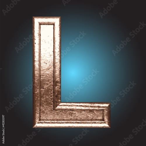 vector Copper figure
